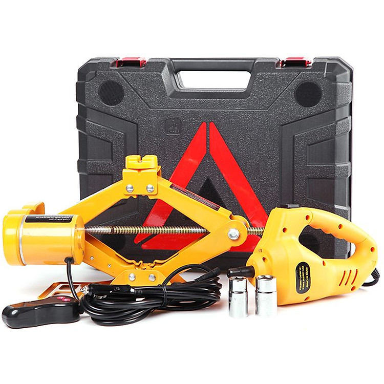 Bộ Kích Lốp Nâng Gầm Xe Hơi Bằng Điện ZS09 + Súng Tháo Đai Ốc AZONE