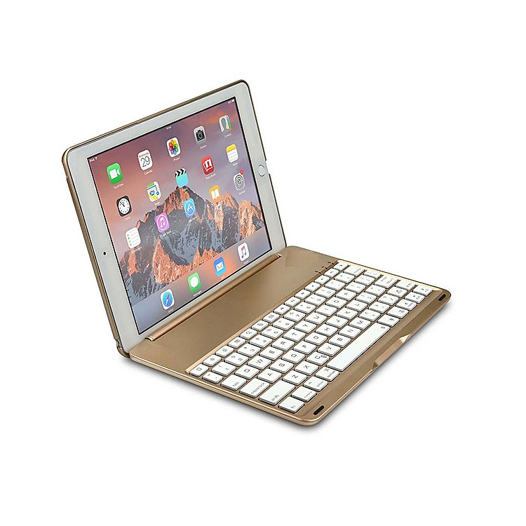 Bàn Phím Bluetooth Keyboard cho ipad Air 2017 Đèn LED 7 màu PKCB PF106