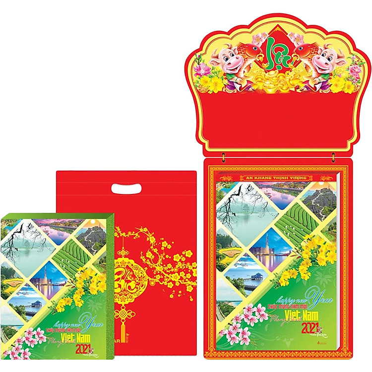 Lịch Bloc Gia Vũ Siêu Siêu Đại (35x50 cm) - Phong Cảnh Việt Nam