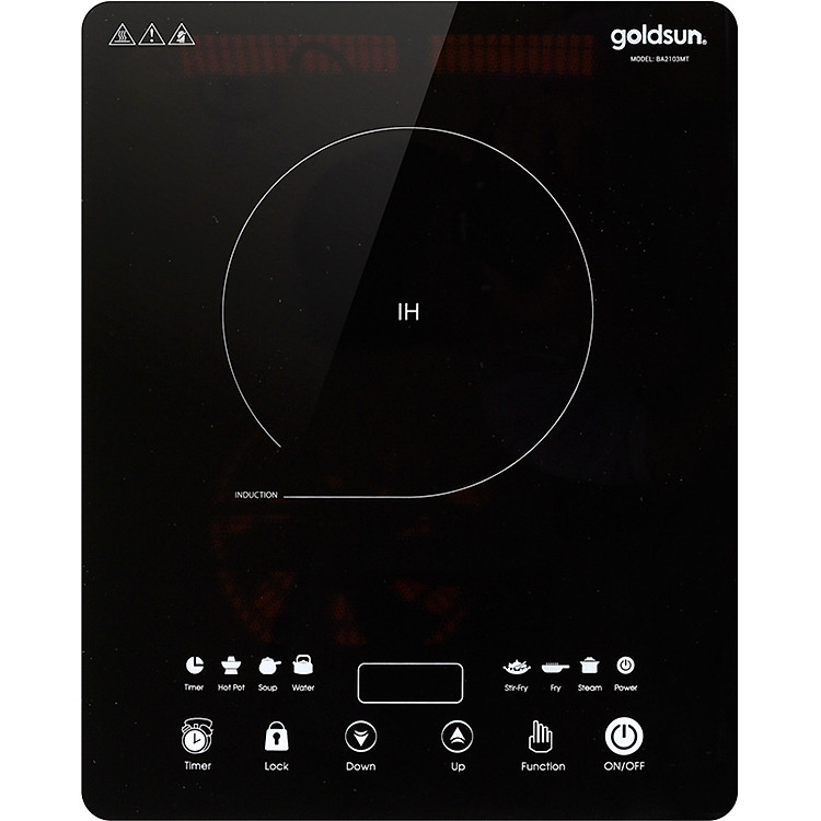 Bếp Điện Từ Goldsun BA 2104MT (1650W) - Hàng Chính Hãng