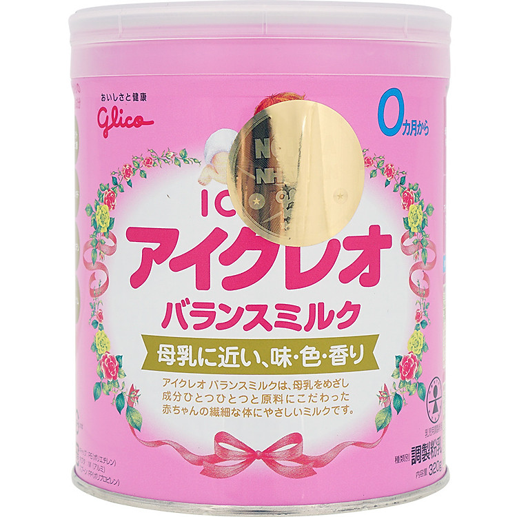 Sữa Công Thức Glico Icreo Balance Milk Số 0 (320g)