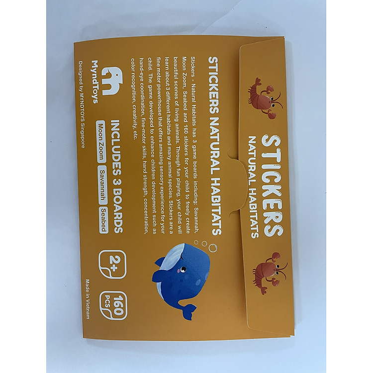 Miếng Dán Stickers Myndtoys (160 miếng) - Ảnh 3