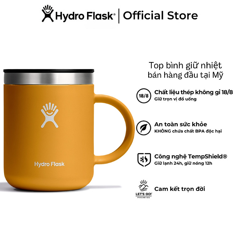 Bình giữ nhiệt cà phê Hydro Flask 12 OZ Mug - Chất liệu bền bỉ, Hàng chính hãng(Season 2024)