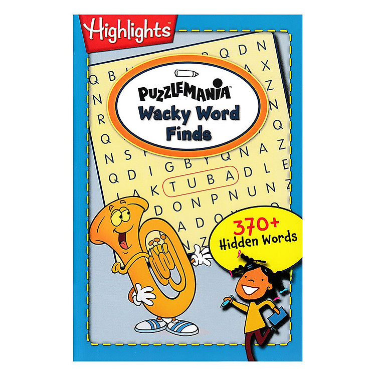 Sách On The Go: Puzzlemania: Wacky Word Finds