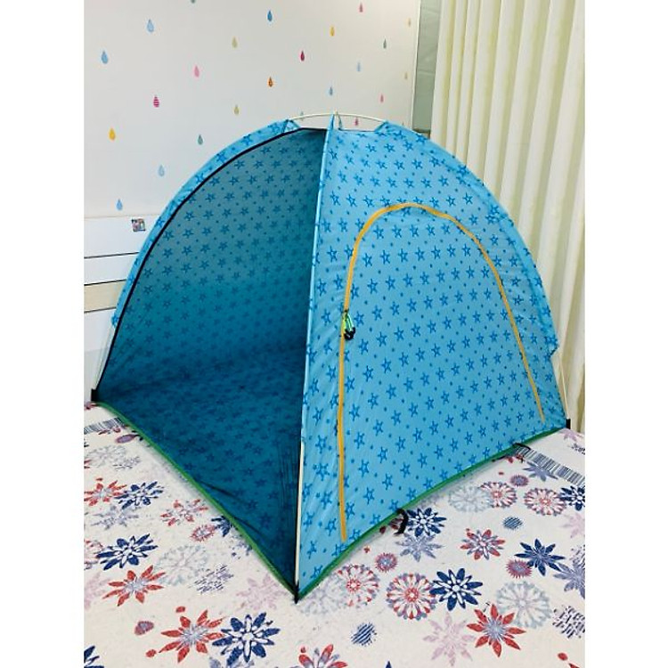 Lều trẻ em hòa tiết ngôi sao - Màu xanh