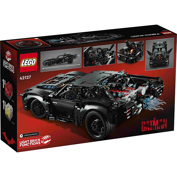 LEGO Technic 42127 Batmobile 1360 chi tiết Chính hãng Ưu đãi - Hình ảnh 5