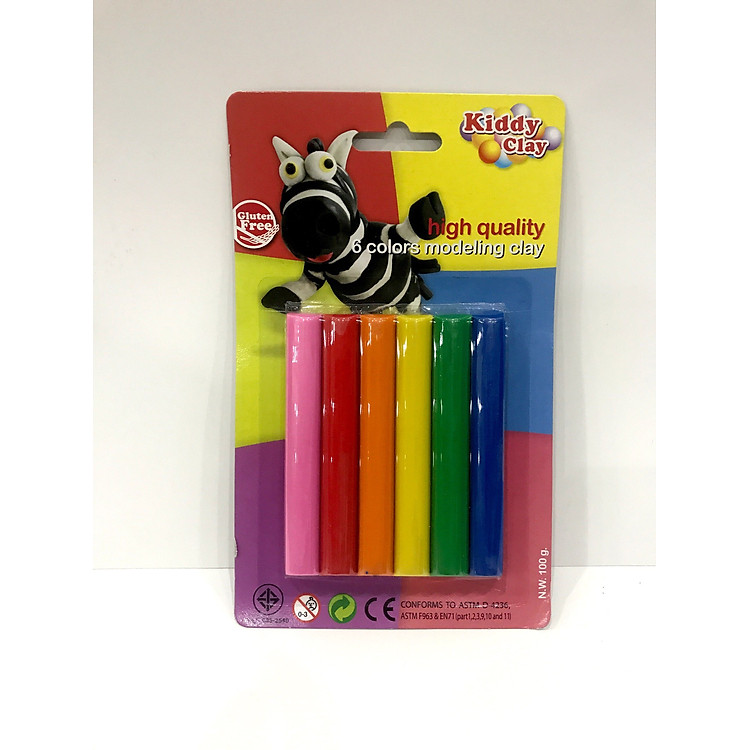 Mua Đất nặn 6 màu 100g ST-100-6 Chính hãng Ưu đãi - Hình ảnh 4