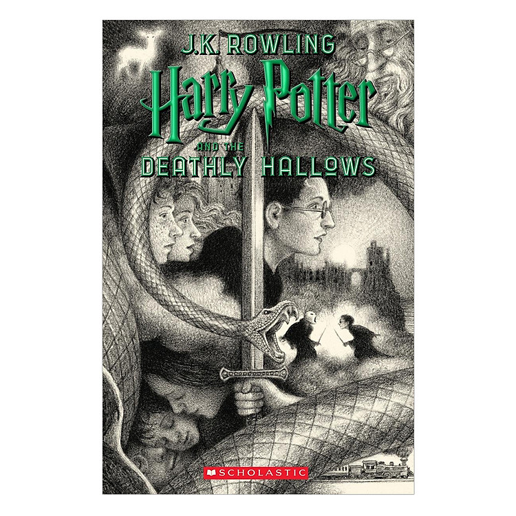 Sách Harry Potter Part 7: Harry Potter And The Deathly Hallows (Paperback) (Harry Potter và Bảo bối tử thần) (English Book)