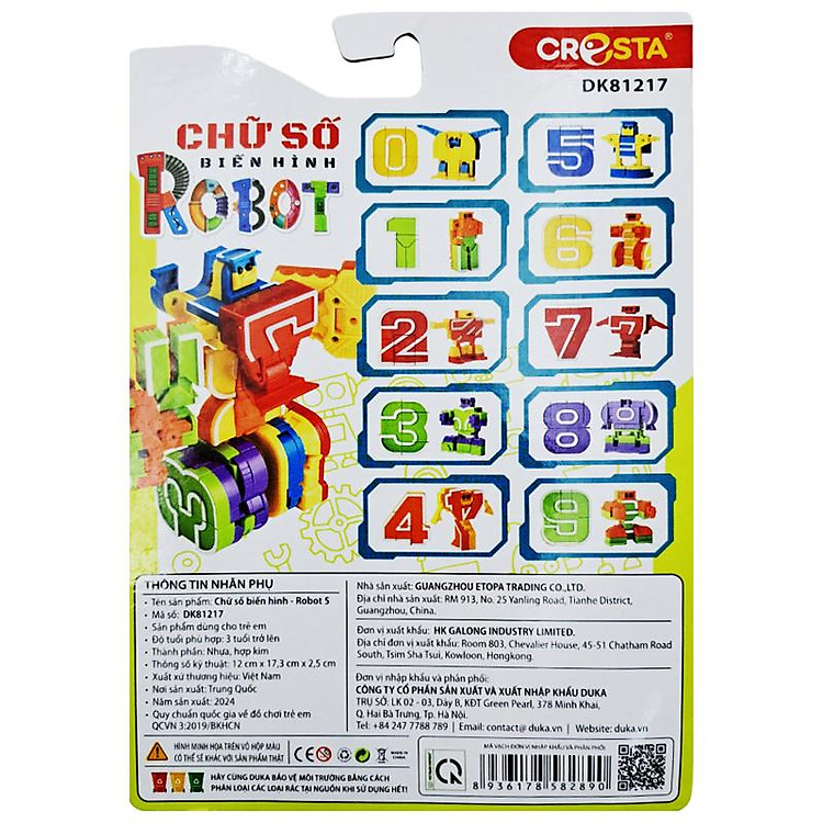 Mua Đồ Chơi Lắp Ráp Robot Chữ Số 5 Chính hãng Tiết kiệm - Hình ảnh 5