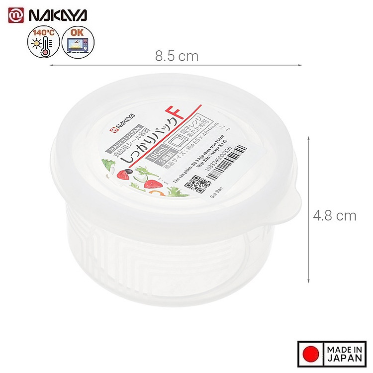 Mua Combo 6 hộp đựng đồ ăn dặm NAKAYA Chính hãng Giá tốt - Hình ảnh 3