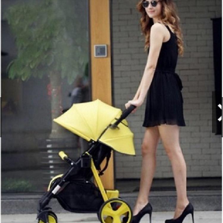 XE ĐẨY CAO CẤP 3 MÙA CÓ MÁI CHE, GIỎ ĐỒ, PHANH CHÂN, ĐỆM LÓT- màu cho bé gái