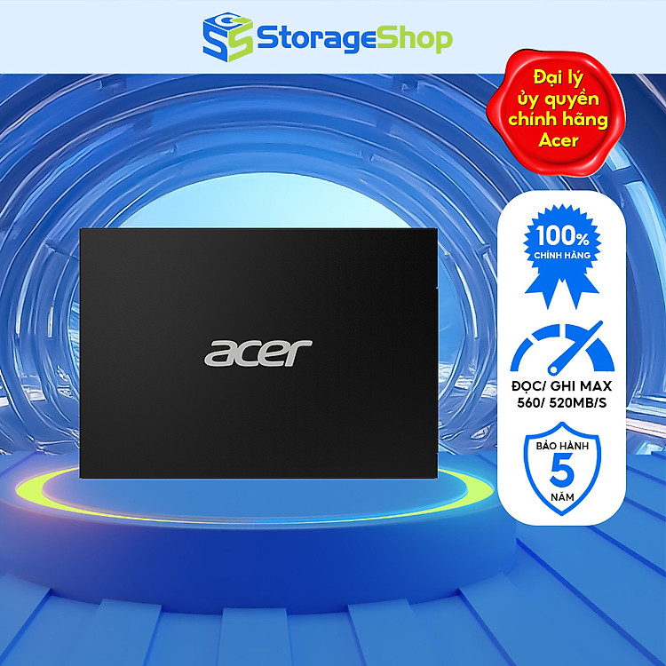 Ổ cứng SSD Acer RE100 2.5 inch SATA 3 tốc độ đọc 560MB/s - Hàng chính hãng