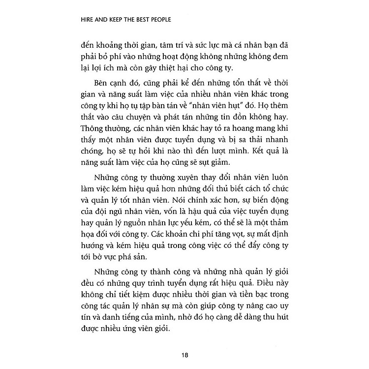 Bí Quyết Tuyển Dụng & Đãi Ngộ Người Tài (Tái Bản) - Ảnh 2