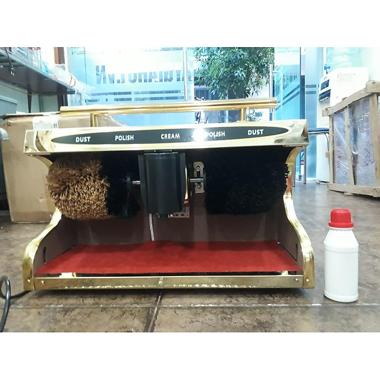 Máy đánh giày gia đình loại cảm ứng, tự động bật tắt rất tiện lợi