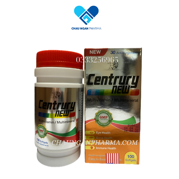 Mua Viên CENTRURY NEW Mediphar 100 viên cho phụ nữ mang thai Chính hãng Ưu đãi - Hình ảnh 2