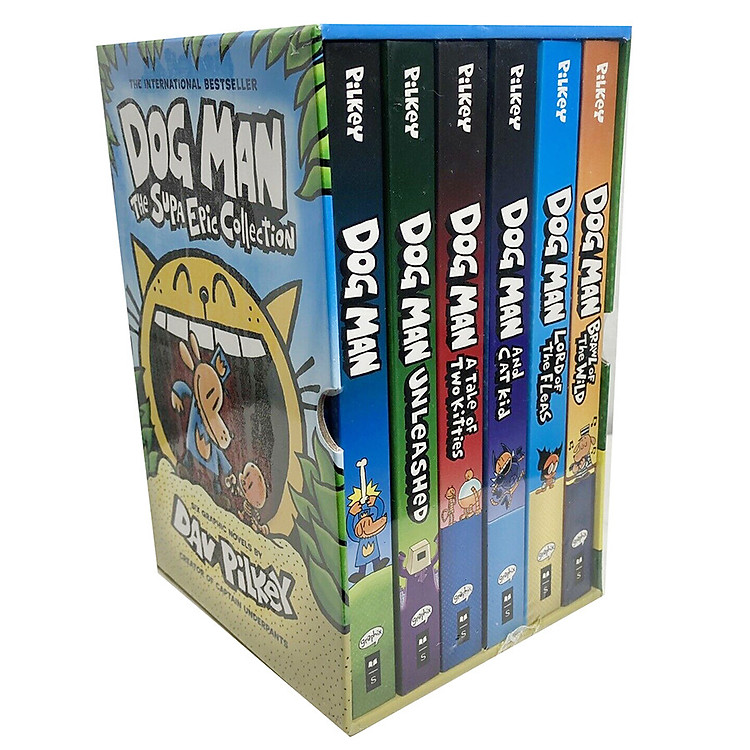 Sách Dog Man : The Supa Epic Collection Books 1 - 6 Box Set (From the Creator of Captain Underpants)