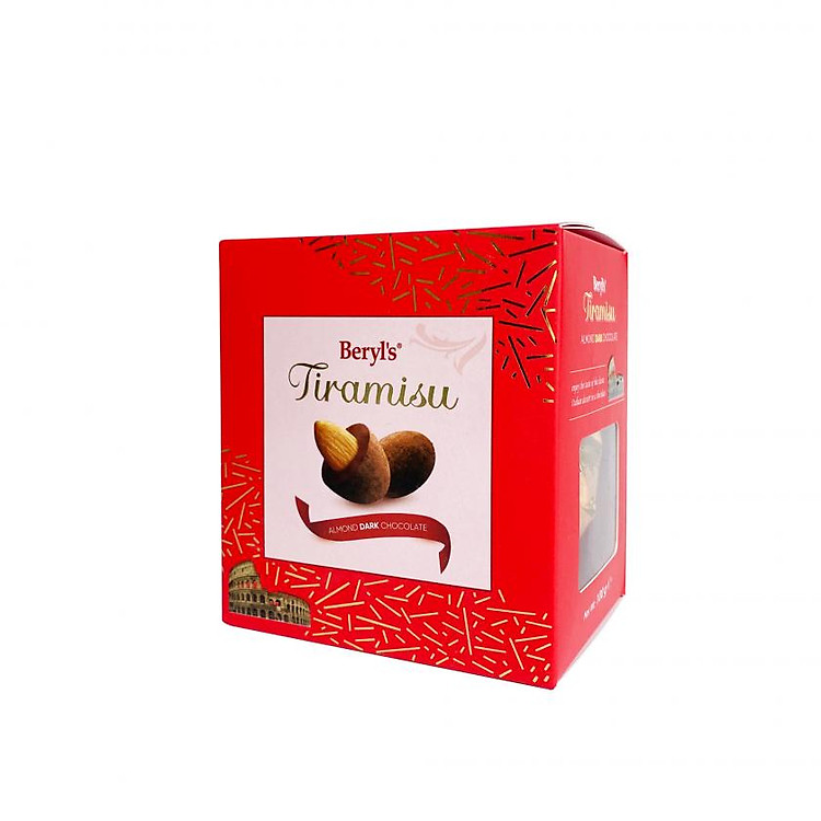 Socola Beryls's Tiramisu Almond Dark Chocolate 100g