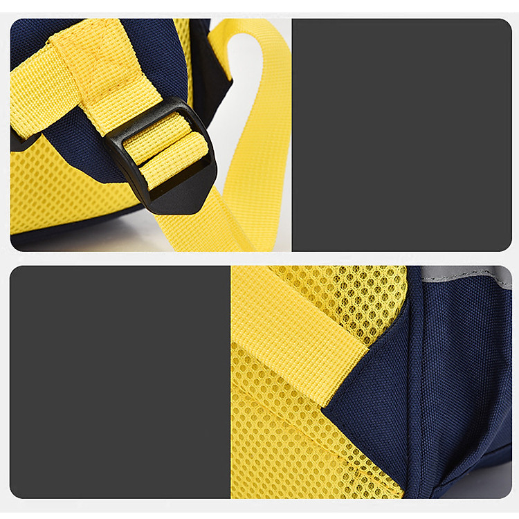 Ba Lô Học Sinh Cao Cấp BEE GEE HS1218 - Xám - Ảnh 5