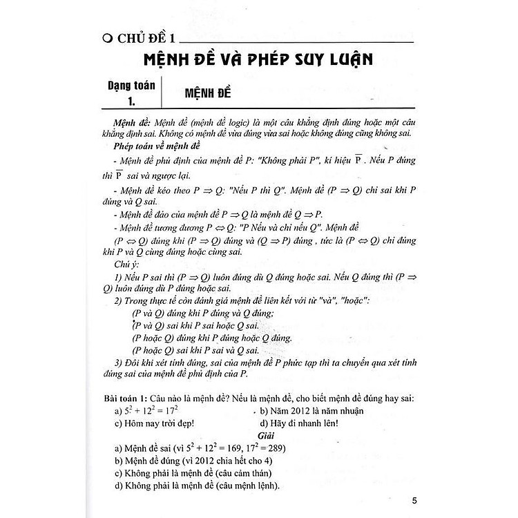 Phương Pháp Giải Các Chủ Đề Căn Bản Đại Số Lớp 10 - Ảnh 4