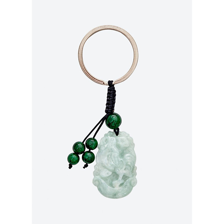 Móc Khóa Con Giáp Đá Cẩm Thạch - Dậu - Ảnh 2