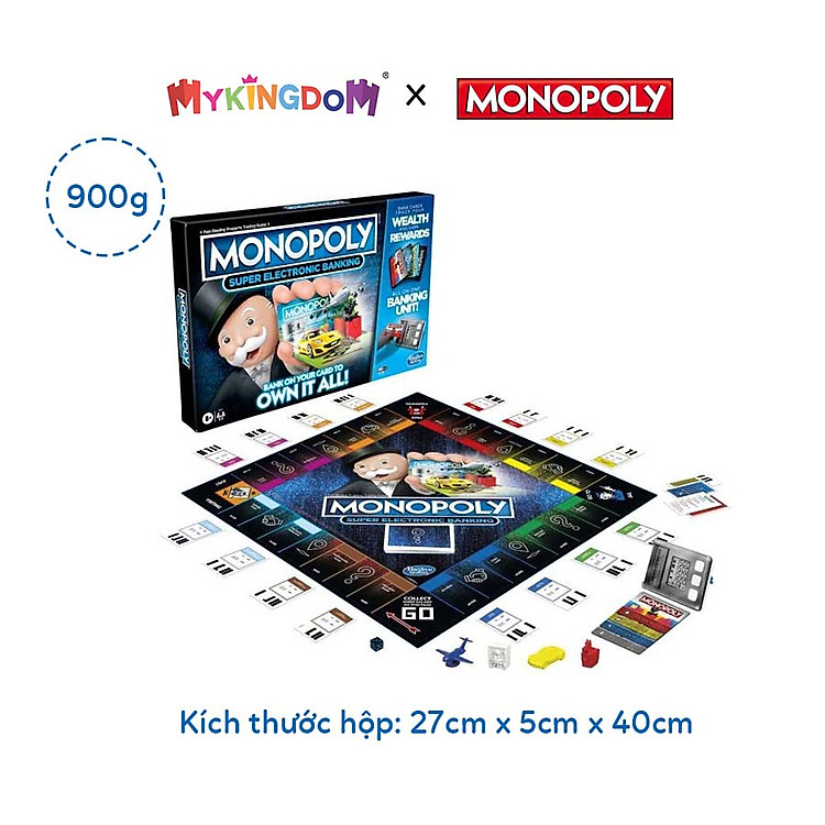 Đồ Chơi MONOPOLY Cờ Tỷ Phú Ngân Hàng Điện Tử Chính hãng Giá rẻ - Hình ảnh 2