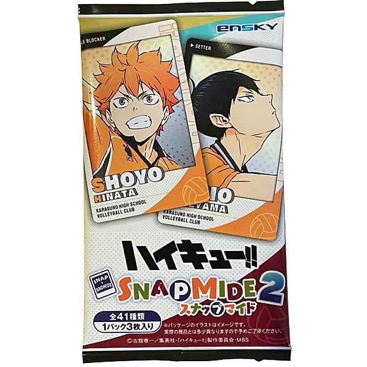 Bộ Thẻ Sưu Tập Nhân Vật Haikyu – Ensky HK-SC02 (3 thẻ)
