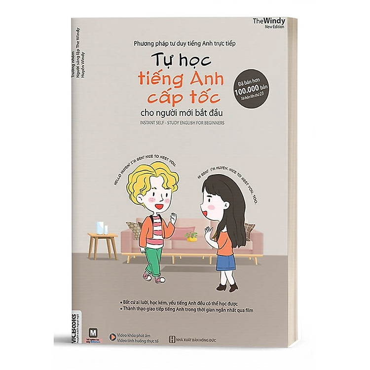 Tự Học TIếng Anh Cấp Tốc Cho Người Mới Bắt Đầu Phiên Bản 4 Màu - Bản Quyền