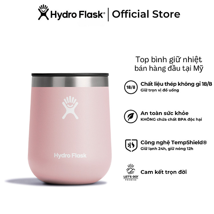 Ly giữ nhiệt Hydro Flask 10 OZ CERAMIC WINE TUMBLER có lớp lót gốm - Hàng chính hãng(Season 2024)
