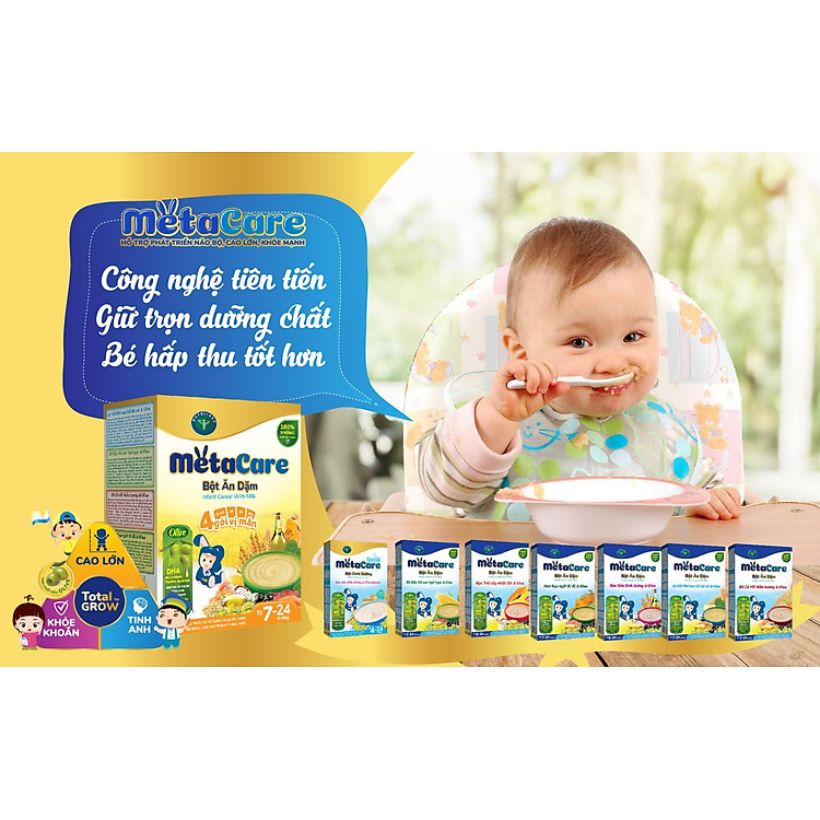 Bột ăn dặm Nutricare Tôm phô mai Chính hãng Ưu đãi - Hình ảnh 4