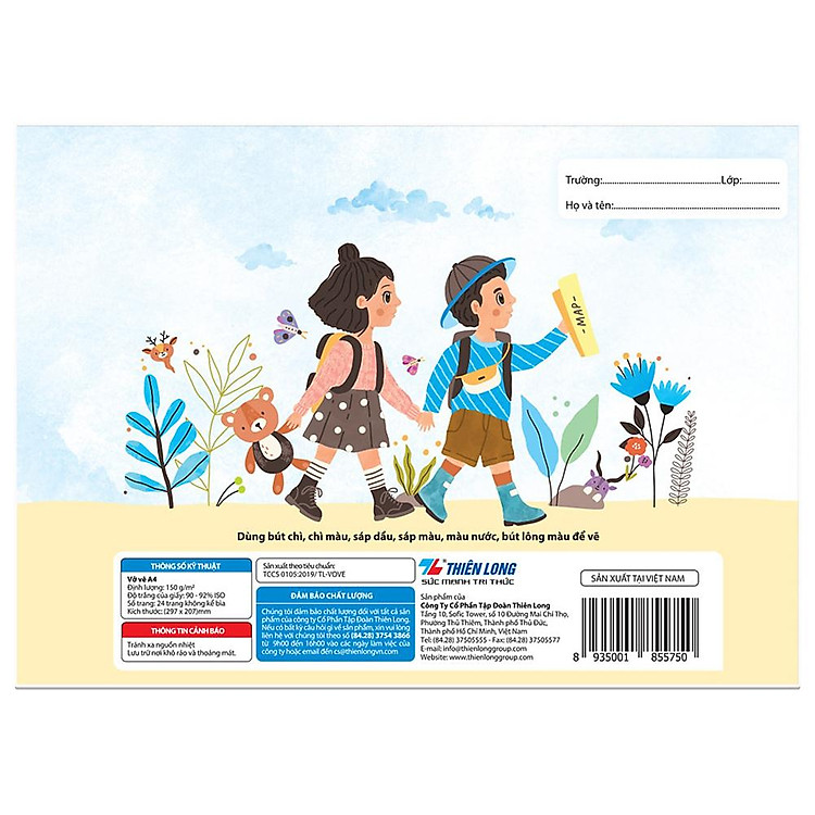 Vở Vẽ A4 150gsm (24 trang) - Ảnh 3