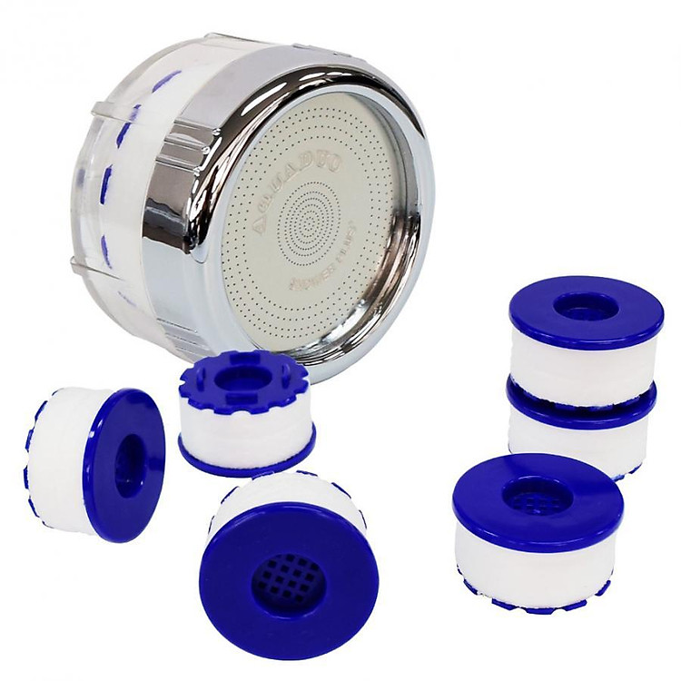 Combo Đầu vòi bồn rửa tay (tăng áp, lọc nước) + 6 Thanh lọc nước SF-1000SSB