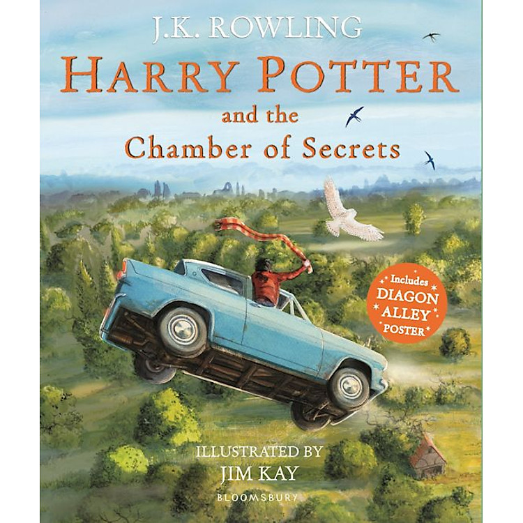 Tiểu thuyết thiếu nhi tiếng Anh: Harry Potter and the Chamber of Secrets – Illustrated Paperback