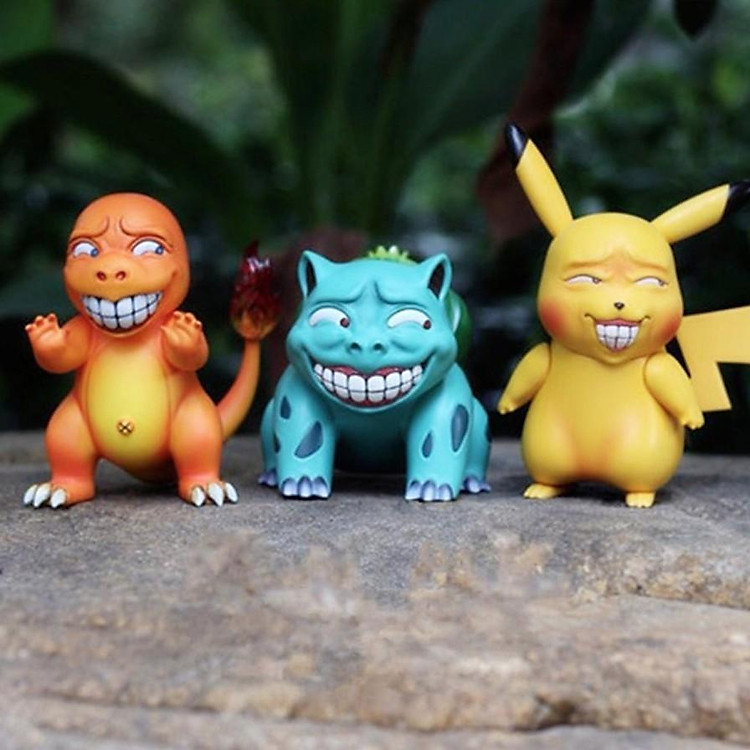 Figure các nhân vật Pokemon hài hước trong phim Pokemon