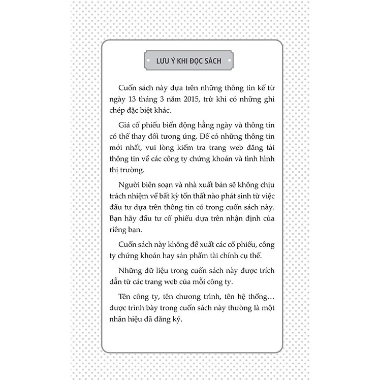 Kỹ Thuật Phân Tích Biểu Đồ Chứng Khoán - Ảnh 5