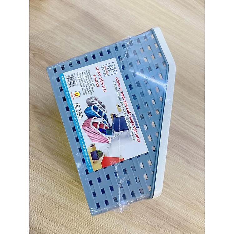 Khay Nhựa Tiện Ích 4 Ngăn Việt Nhật - Ảnh 3