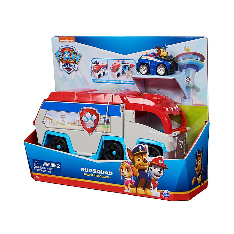 Mua Bộ Xe Tuần Tra Biến Hình PAW PATROL Chính hãng Giá rẻ