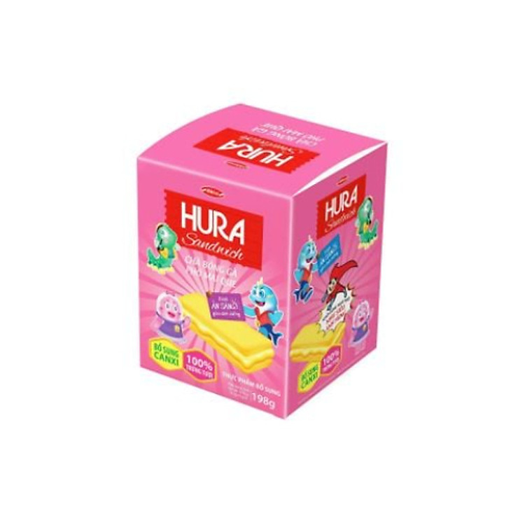 Bánh Hura Sandwich Bibica Chà Bông Phô Mai Que HG