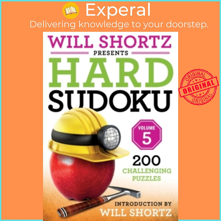 Sách - Will Shortz Presents Hard Sudoku Volume 5 : 200 Challenging Puzzles by Will Shortz (US edition, paperback)