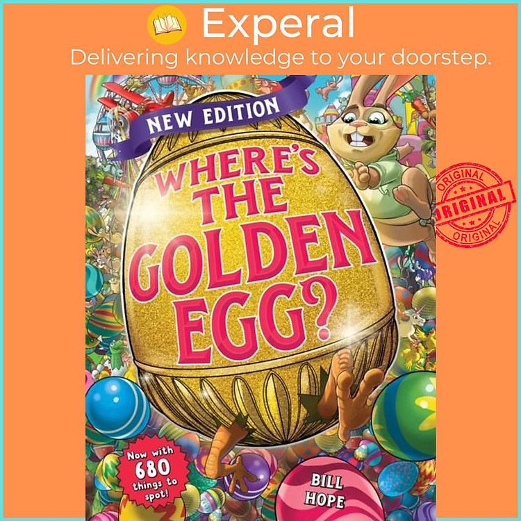 Sách - Where's the Golden Egg? by Bill Hope (UK edition, paperback)