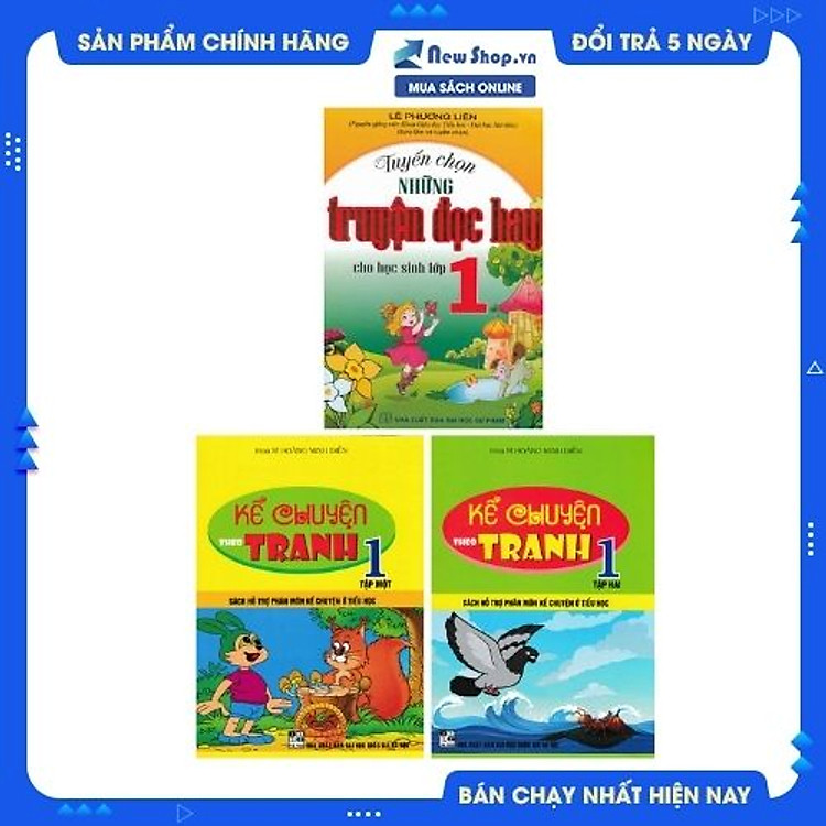 Combo Kể Chuyện Theo Tranh - Tuyển Chọn Những Truyện Đọc Hay Cho Học Sinh Lớp 1 (Bộ 3 Cuốn)