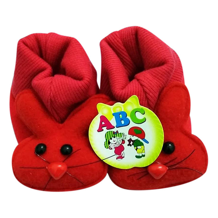 Giày Sơ Sinh Baby Newborn Bảo Thịnh - Đỏ (10cm)