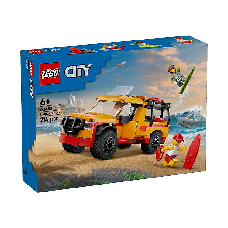 Mua LEGO CITY 60453 Xe Cứu Hộ Bãi Biển Chính hãng Tiết kiệm - Hình ảnh 2
