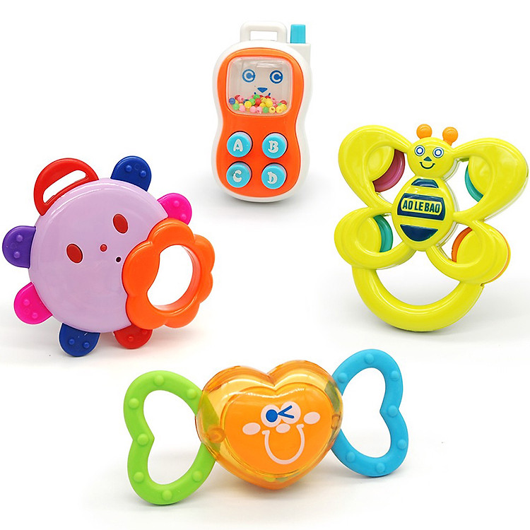 Mua Combo 4 Đồ Chơi Lúc Lắc Happy Baby Chính hãng Giá rẻ - Hình ảnh 2