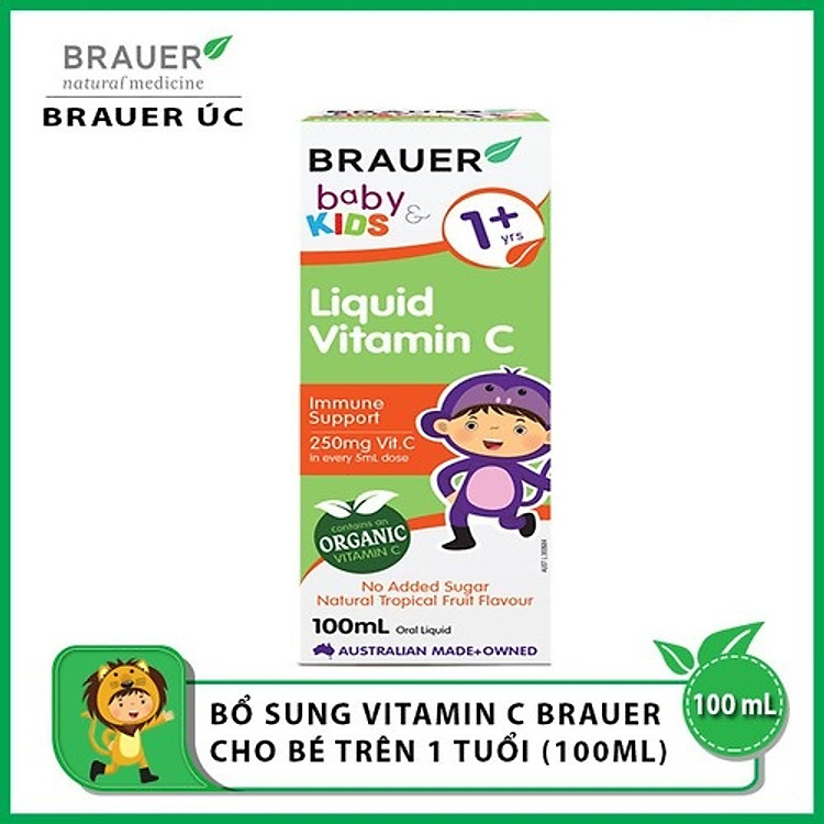 Vitamin C cho trẻ Brauer Baby & Kids Chất lượng Giá tốt - Hình ảnh 5