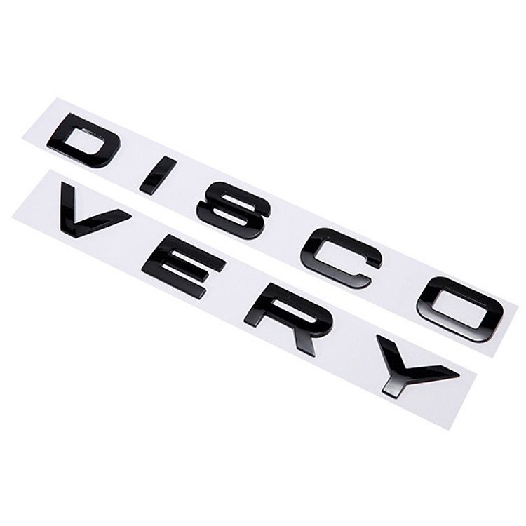 Decal chữ nổi 3D Discovery dán xe ô tô