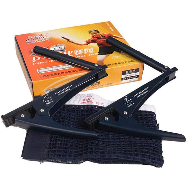 Bộ Cọc Lưới Bóng Bàn Double Fish Chính Hãng - Dễ Dàng Tháo Lắp , Phù Hợp Với Mọi Loại Bàn Bóng Bàn