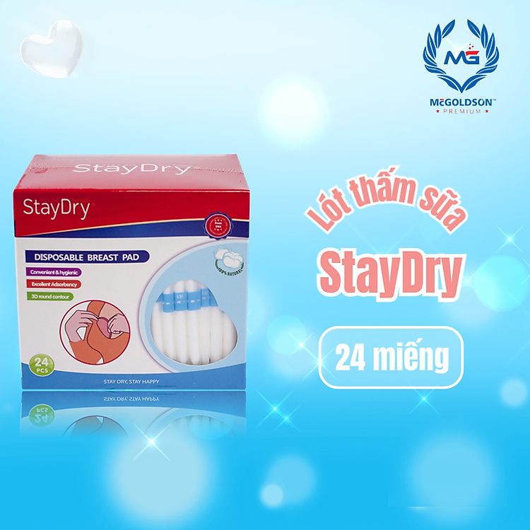 Chọn mua tại Shopee: Miếng Thấm lót sữa StayDry 24 miếng mua giá tốt nhất tại Shop Mall