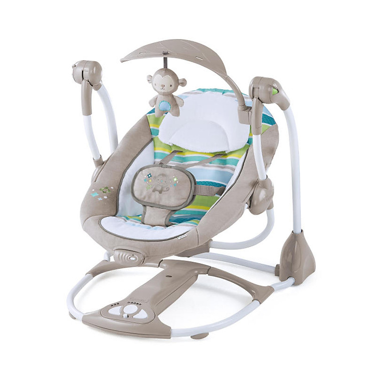 Nôi rung trẻ em Ingenuity ConvertMe swing-2-seat rung và đung đưa tự động thương hiệu Mỹ