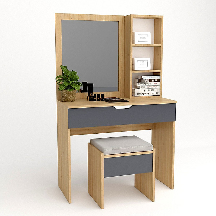 Bàn trang điểm đẹp hiện đại, bàn phấn gỗ công nghiệp cao cấp Ohaha - TĐ025