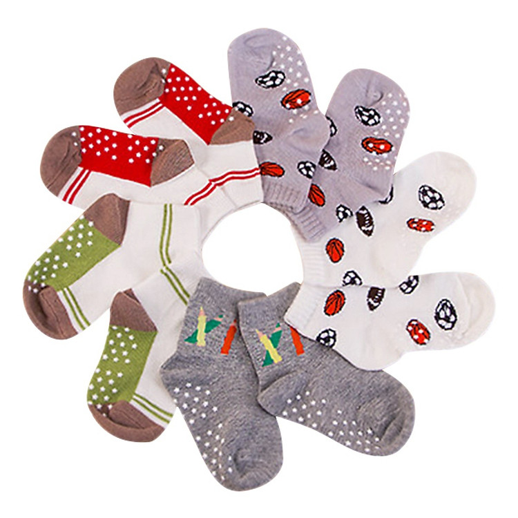 Combo 2 đôi vớ chống trượt trẻ em mùa hè 1-3 tuổi